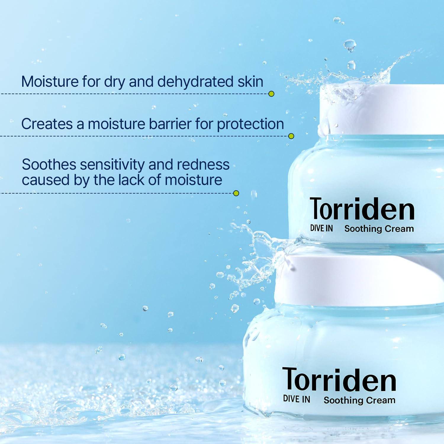 Torriden - Dive-In Low Molecular Hyaluronic Acid Soothing Cream 100Ml